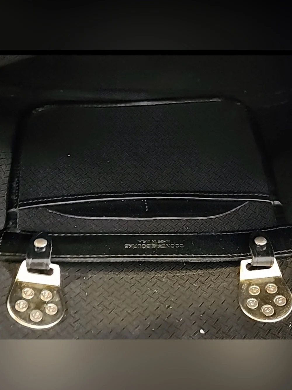 Dooney & Bourke Vintage Cabriolet Cloth w/ Leather Trim Satchel Black So good